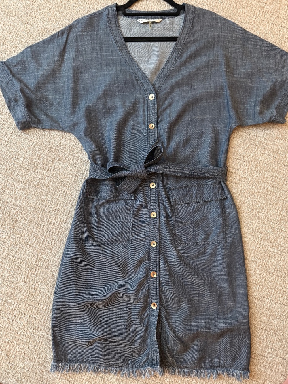 Trina Turk chambray  linen dress